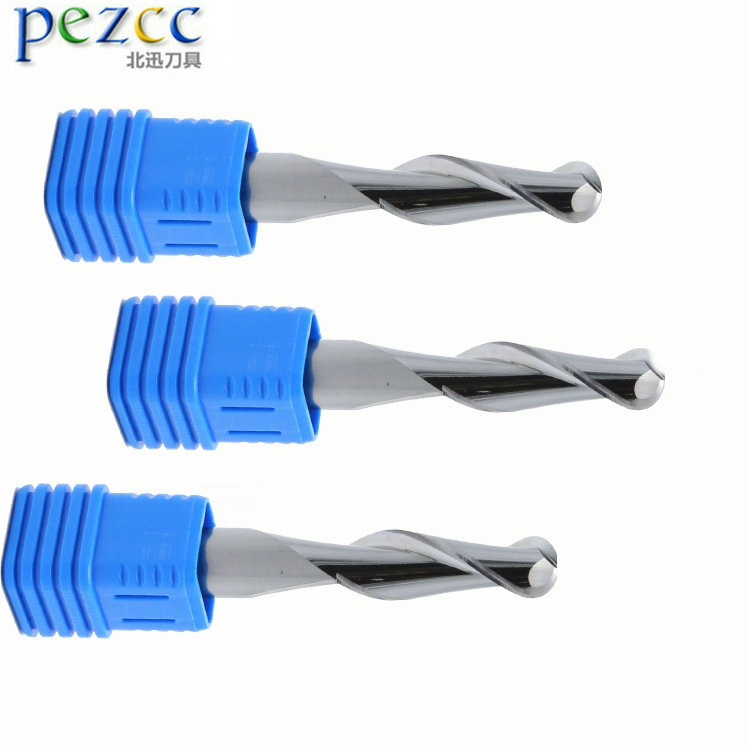 北迅刀具45度四刃钨钢铣刀 超微粒涂层球头铣刀  数控铣刀 合金铣