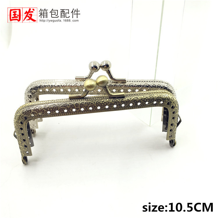 10.5cm máquina de relieve cuadrada cabeza de oro lateral orejas bronce plata DIY oro común