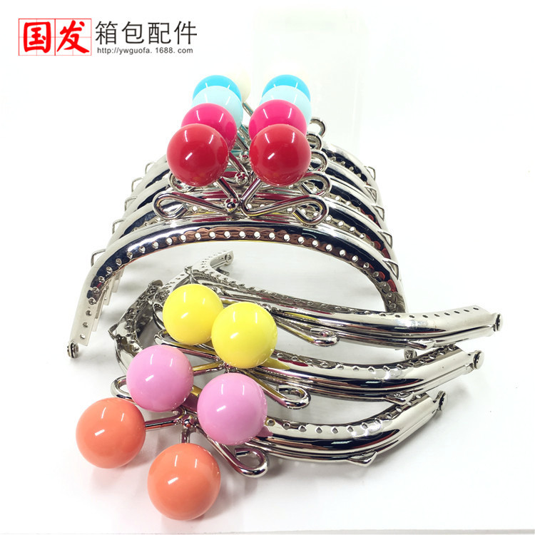 Stock: 12.5CM arco de cabeza de caramelo lisa oro plata 24 colores opcionales   0357 - YS