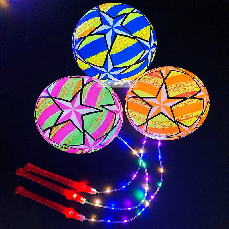 flashing handheld elastic balloon for gym