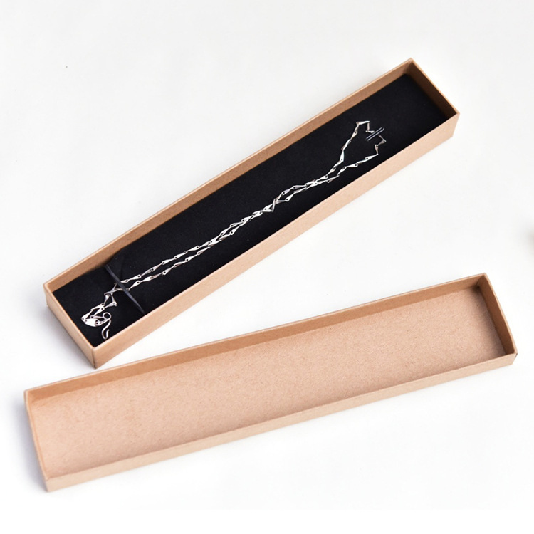 批发牛皮纸首饰盒项链盒 厂家货源精美礼盒天地盖饰品包装盒珠宝