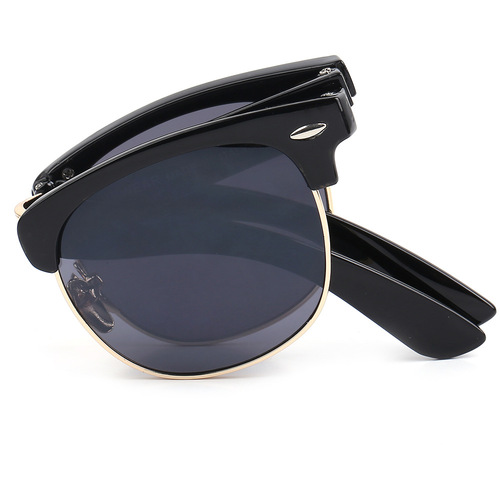 Sunglasses Fashion Retro Metal Men and Women Classic Driving Glasses 3016 Foldable Sunglasses 1287