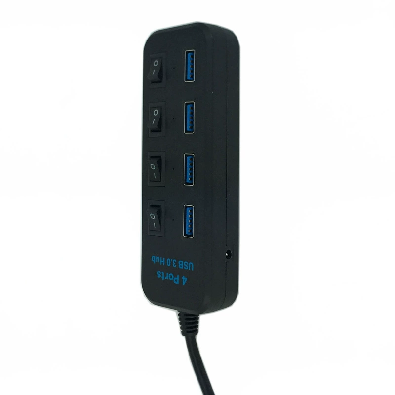 Производитель напрямую продает USB3.0-хаб хаб один задержка четыре больше удлинительный док-станция 4 порт независимый переключатель кнопка разделение устройство