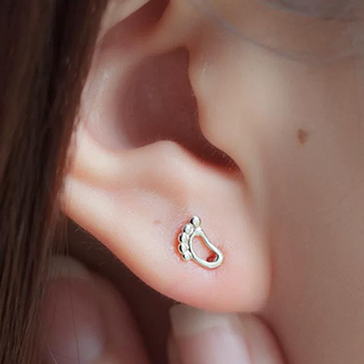 Милые модные серьги, серебро 925, образец