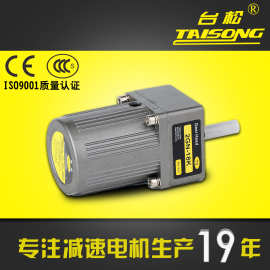 台松减速电机6W微型交流异步齿轮调速定速可逆控制马达220V380V