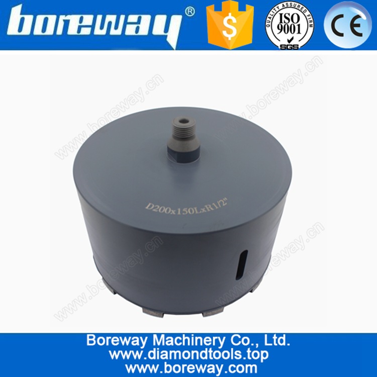 200mm大直径CNC花岗岩取芯钻管 石材取芯钻管 大理石