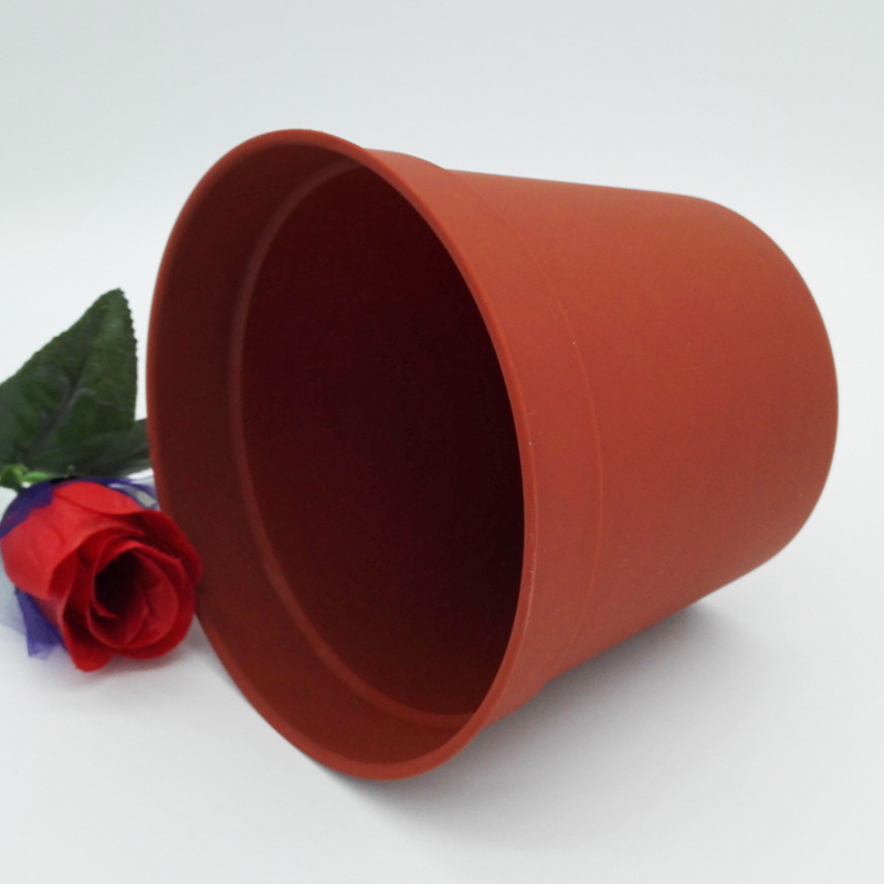 I1243 poco rojo esmerilado maceta florero jardinería Yiwu binario casa al por mayor tienda de dos yuanes