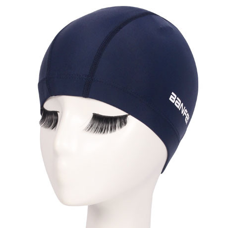 Nylon high elastic cloth swimming cap solid color cloth swimming cap comfortable swimming cap universal swimming cap for adults, men, women and children