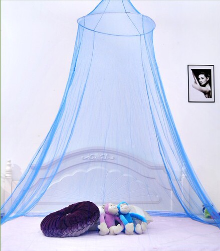 Steel wire dome ceiling baby mosquito net, children's student princess mosquito net for 1.5m-1.8m bed, installation-free