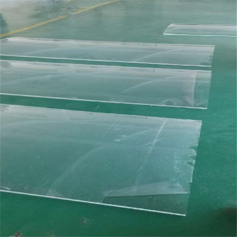 有机玻璃弧形热弯直角造型折弯透明异型工艺产品 U形槽半圆曲面PC