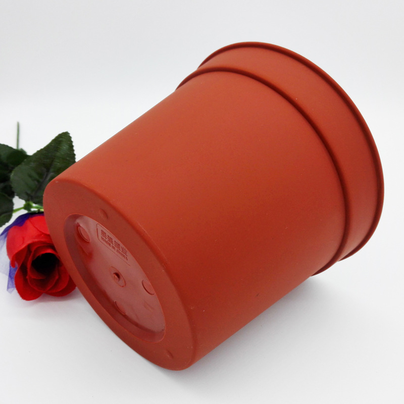 I1243 poco rojo esmerilado maceta florero jardinería Yiwu binario casa al por mayor tienda de dos yuanes