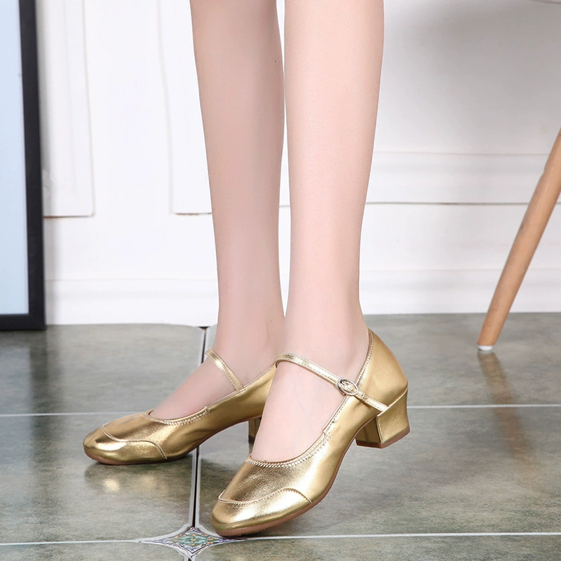 Silver footwear, dancing shoes, soft sole