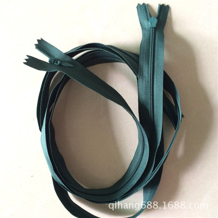 库存处理多色毛长100公分3号尼龙隐形拉链1米长家纺拉链服装