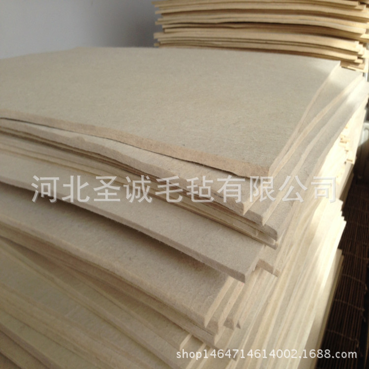 供应细白机制羊毛毡 分条机用毛毡 烫平机用毛毡