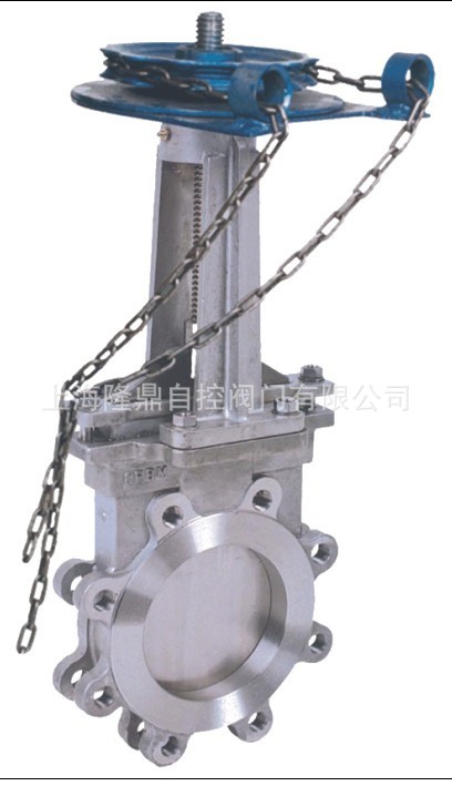 中隆鼎控供应DMZ73手动暗板刀形闸阀 气动电动暗板刀形闸阀价格