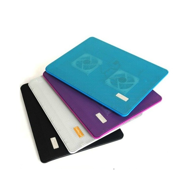 X2 Ultra-thin double fan laptop radiator computer cooling pad bracket metal computer radiator base X2 Ultra-thin double fan laptop radiator computer cooling pad bracket metal computer radiator base