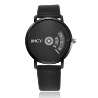 AliExpress креативные Простые Модные кожаные часы тренд личности девушки смотрят внешнюю торговлю Оптовые часы