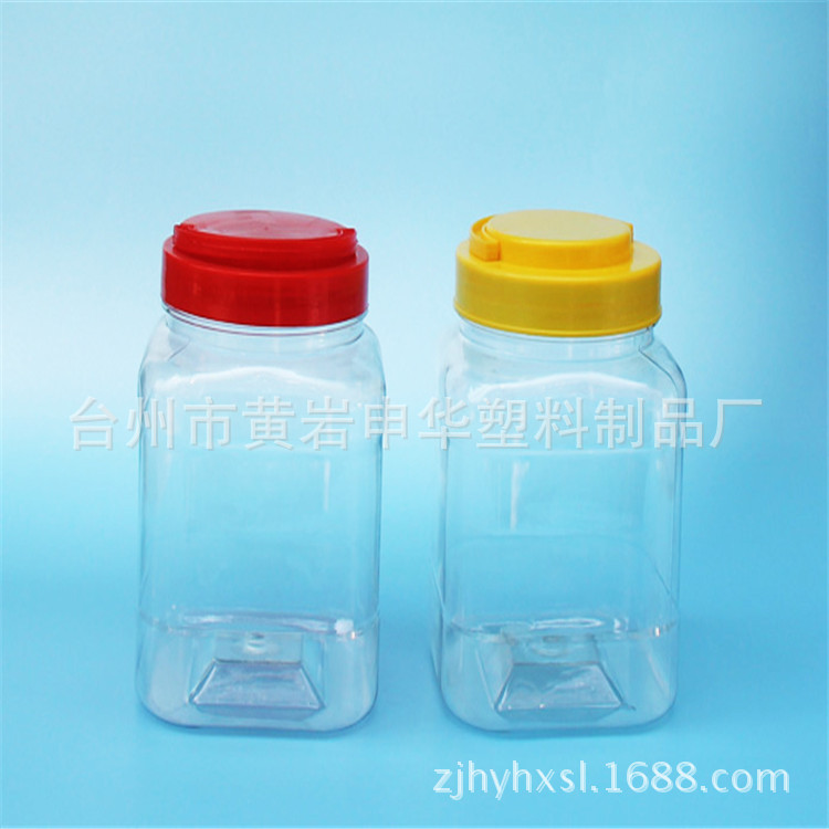 供应PET广口瓶1200ML 透明食品桶塑料包装瓶罐11*14特产包装罐