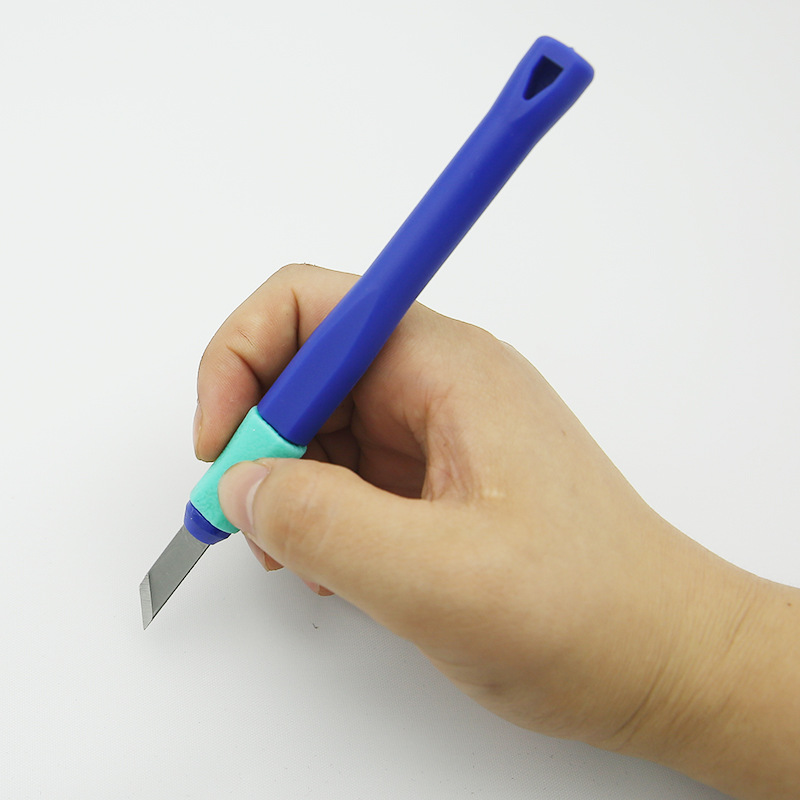 [Marca de la espada] SK2 mango de plástico de 12 piezas de caucho hecho a mano talla sello especial grabado cuchillo grabado escultura cuchillo