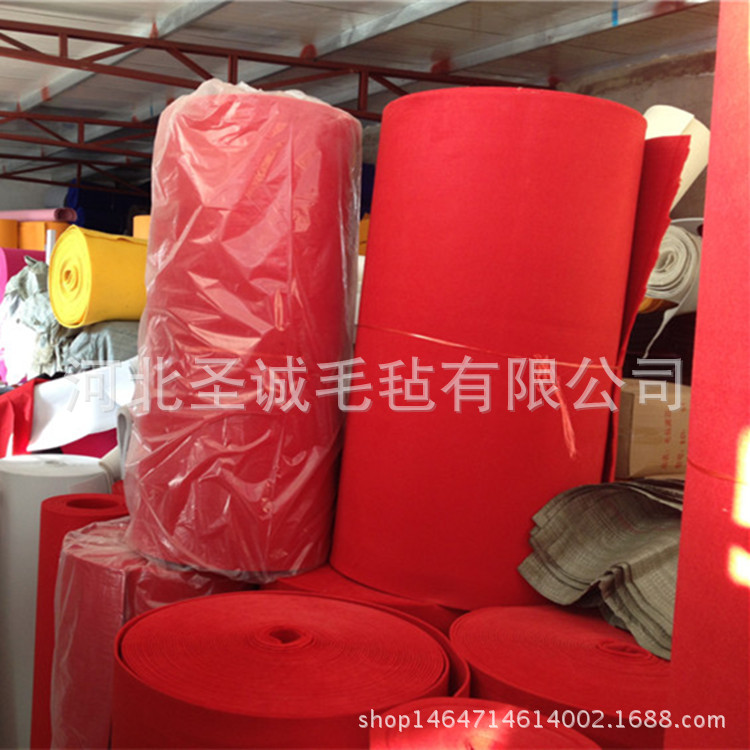 彩色背胶毛毡 DIY彩色毛毡布 化纤毛毡布 彩色羊毛毡