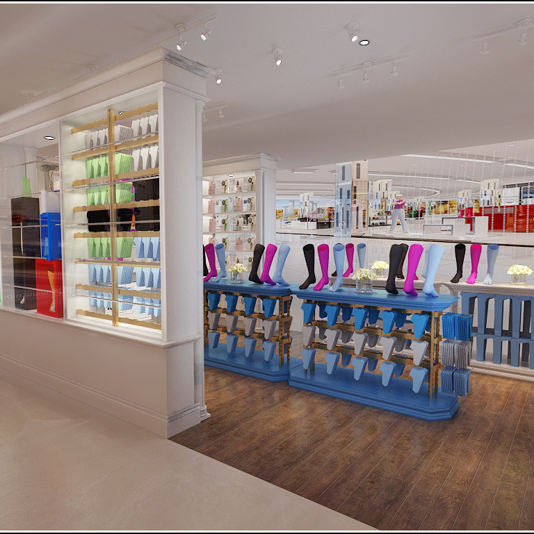 重庆厂家供应袜子围巾架礼品货架展示架木质货架丝巾展示柜现货