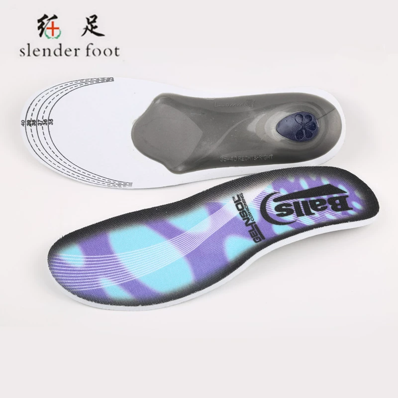 Flat foot orthopedic insoles inside and outside the eight -character foot flip orthopedic orthopedic orthopedic leg, leg bow men's and female sports insoles