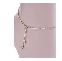 Catena corpo con nappe in strass a goccia per donna in argento_voghion.com