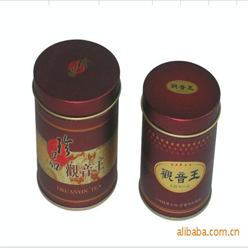 厂家直销高品质圆形铁罐圆形马口铁盒新款金属罐密封收纳