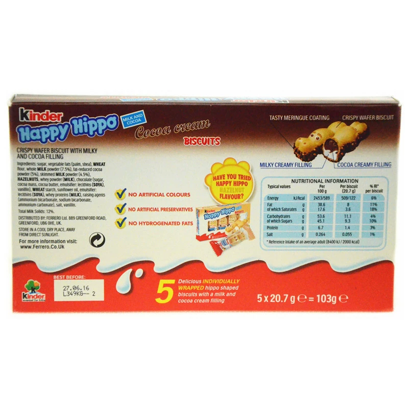 Германия импортированный шоколад Kinder Kinda Happy Hemoro Hazelnut Sauce Chocolate Skitral торт 5