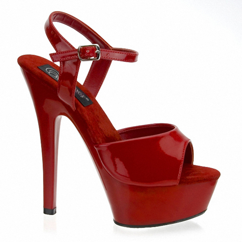 Sandalias nuevo recomendar versátil L peep toe sandalias 15 modelo pasarela mostrar tacones altos