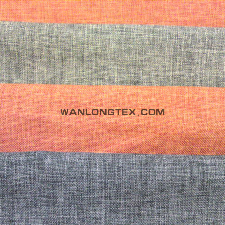 供应植绒面料植绒仿麻布仿麻沙发布防水双色磨砂布童车箱包笔记本