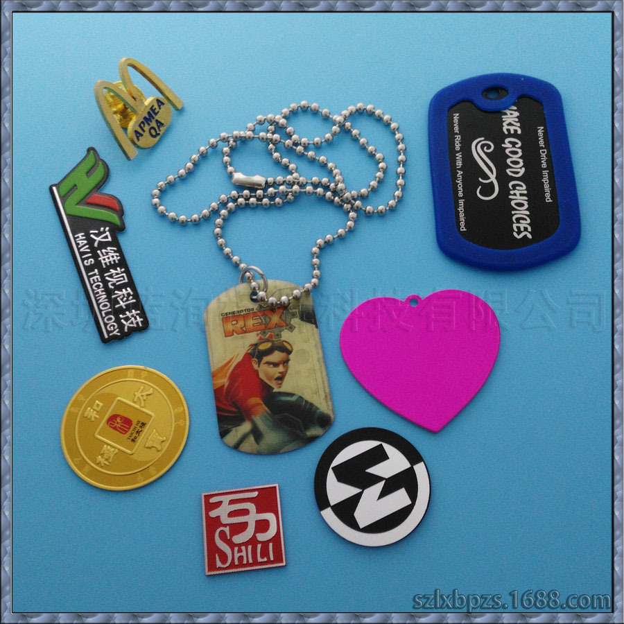 高档金属吊牌 销售铝制金属标牌 批发狗牌铭板挂件 丝印铝标