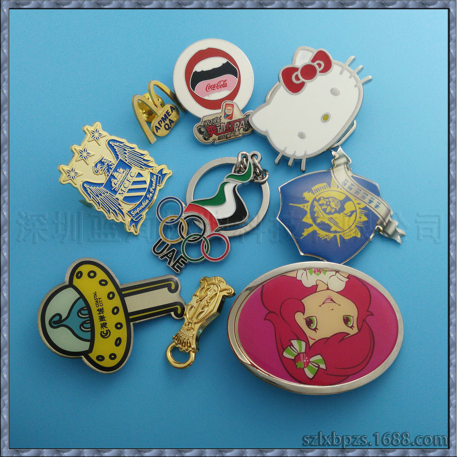 油压拉丝高光压铸蚀刻CD纹标牌logo 金属印刷电镀背胶铭牌标