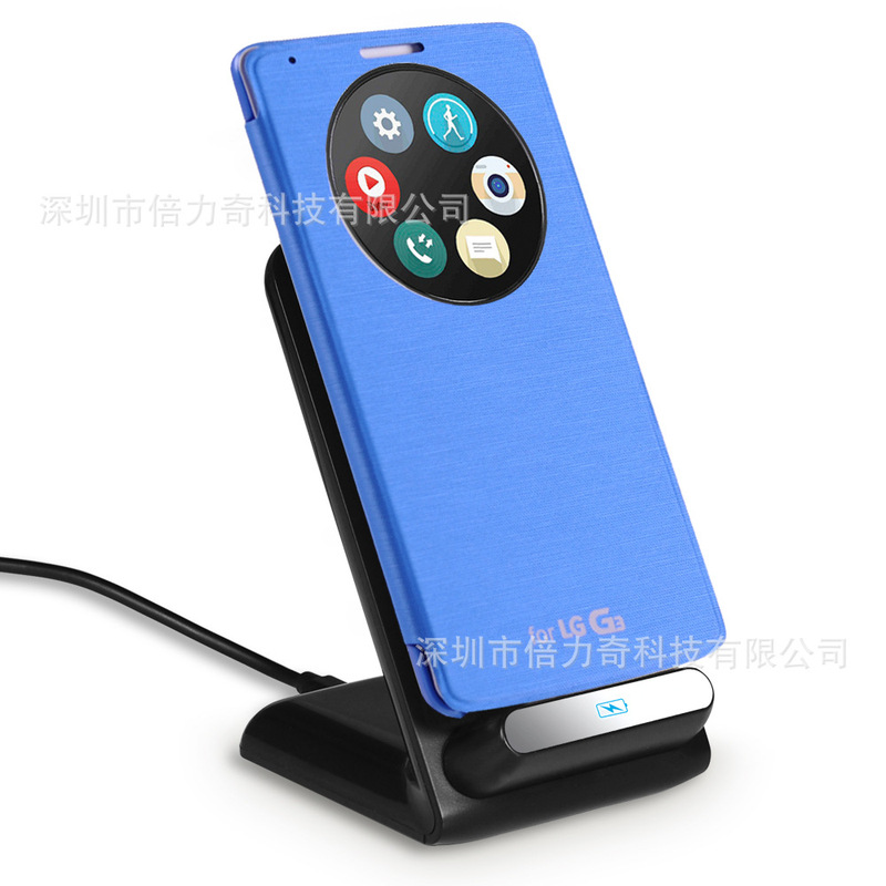 Factory direct mobile phone wireless charging receiver leather case international version G3 D855/D850 support NFC Factory direct mobile phone wireless charging receiver leather case international version G3 D855/D850 support NFC