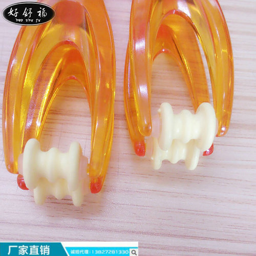 Rolling Ball Orange Mini Massage Roller Multi-functional Finger Massage Wheel Finger Massage Roller