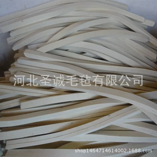 供应毛毡条吸油羊毛毡密封条 密封毛毡条背胶毛毡条