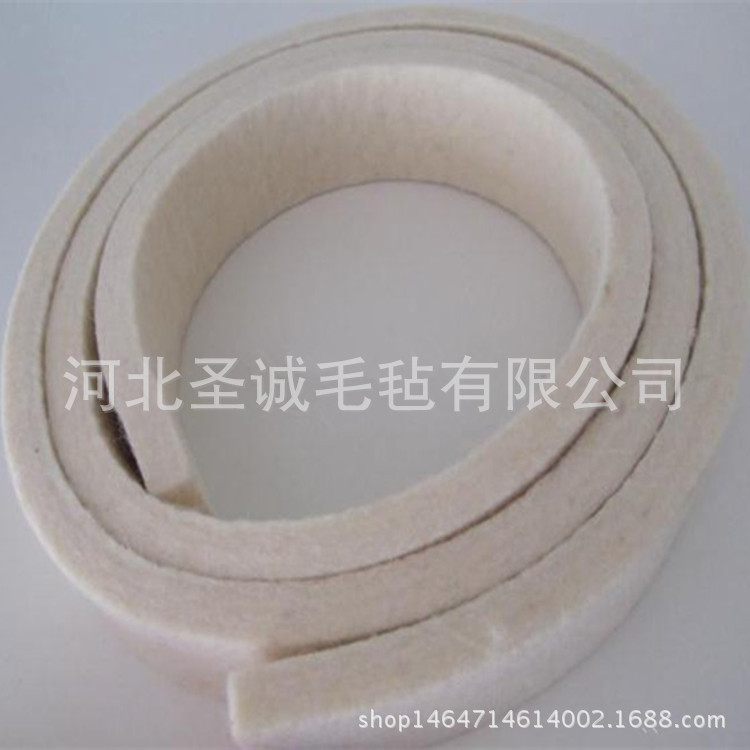 缓冲毛毡条 缓撞击羊毛毡条 毛毡条