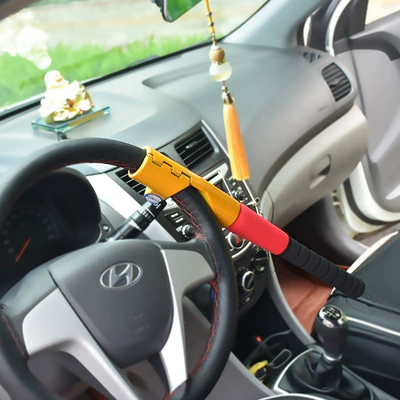 Cross-Border Car Anti-Theft Lock Steering Wheel Baseball Lock Multi-Functional Car Anti-Theft Lock Self-Defense Lock Thickened Safety Lock