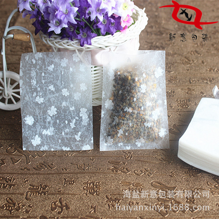 现货批发 哑光印花10*8公版通货花茶三边封包装袋 花茶独立内袋