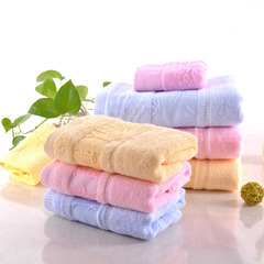 竹纖維毛巾提花斷檔竹子面巾熊貓竹子童巾超市禮品吸水竹纖維毛巾