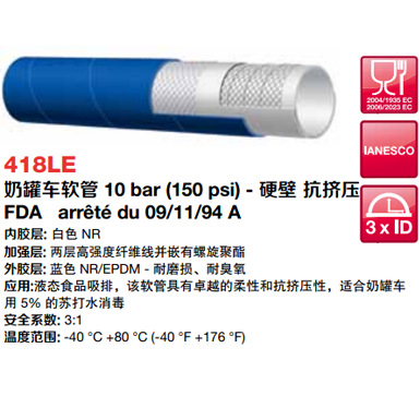 ALFAGOMMA Italy 418 食品级软管  液体输送软管