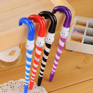 创意卡通圣诞雪人圆珠笔雨伞笔可爱圆珠笔学生礼物奖品批发