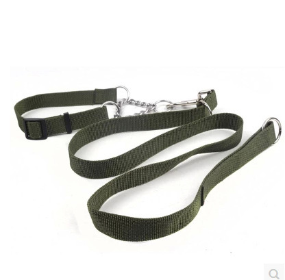 Factory direct sales pet leash, dog leash, three-ring collar, dog leash, large dog leash