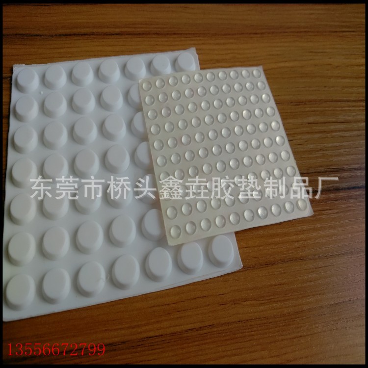 厂家供应环保 硅胶胶垫 防滑防震硅胶脚垫 自粘耐磨硅胶脚垫