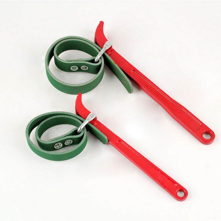 Fabricantes de suministro de reparación de la máquina llave 8-12 pulgadas máquina de aceite elemento filtrante esposas cadena cinturón filtro llave