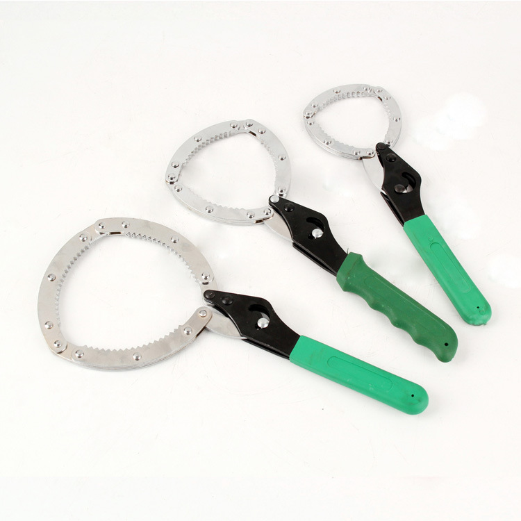 Fabricantes de suministro de reparación de la máquina llave 8-12 pulgadas máquina de aceite elemento filtrante esposas cadena cinturón filtro llave