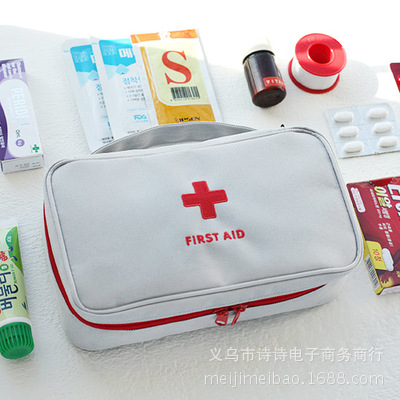 Bolsa médica portátil de viaje Ningduo Korea, botiquín de primeros auxilios, bolsa de almacenamiento de artículos diversos, tipo portátil grande