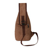 Cloth chest bag for leisure, bag strap one shoulder, fashionable backpack, Korean style