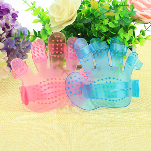 Wholesale Five Finger Shaped Pet Bathing Brush Dog Cleaning Brush Palm Massage Brush Dog Hair Brush Cleaning Supplies