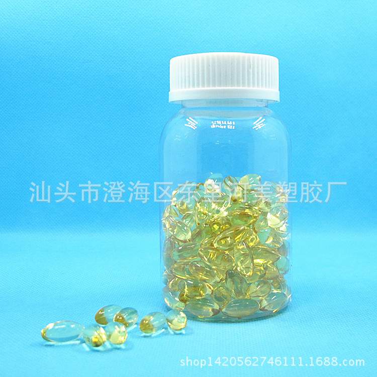 160mlPET瓶保健品药品医用 瓶鱼油玛卡维生素钙片Q10辅酶糖果瓶